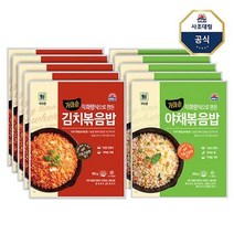 사조 대림 사조대림 가마솥 직화 김치볶음밥180g 야채볶음밥 180g 총20개, 김치볶음밥10개 야채볶음밥10개/총20개