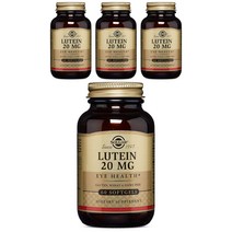 솔가 루테인 20mg 소프트젤, 60개입, 4개