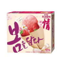 오리온 초코파이 정 봄 담은 딸기 12개입 408g, 10개