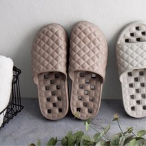 푹신한 가벼운 물빠짐 막힌 욕실 슬리퍼 위생신발 화장실신발 성인욕실화, 트임-연그레이