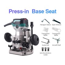 우드트리마 루터기 목공구 라우터 목재 나무 홈파기 루타 루타기 전동 소형 전기 트리머, 710w eu 플러그 c