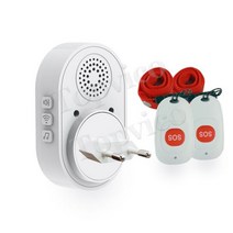 경보기 topvico 패닉 버튼 와이파이 노인 비상 경고 tuya 스마트 sos 알람 rf 433mhz 무선 통화 노인 안드로이드 ios 앱, 2 SOS 와이파이 허브-EU