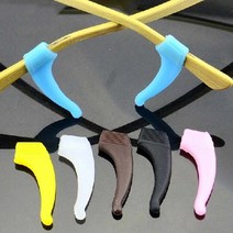 WOOJOO 안경고정 귀고무 흘러내림 방지 안경 귀걸이 블랙