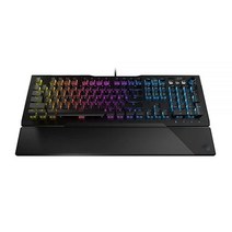 로켓 불칸 121 메카니컬 PC 택타일 게이밍 키보드 티탄 스위치 키당 AIMO RGB 백라이트 조명 양극 산화 처리 알루미늄 상판 및 분리형 손바닥손목 받침대 블랙, Tactile, Vulcan 121