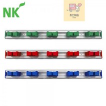 도구걸이대 5구 클립형 교차오염 방지 소규모 해썹 청소도구, 초록