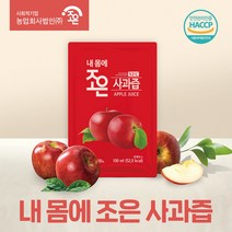 [조은] 사과즙 30포 50포, 100ml