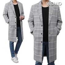 위앤드 오버핏 글렌 체크 롱코트_2 color / 95 ~ 110 size