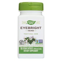 해외 Natures Way Eyebright 아이브라이트 100캡슐, 5개