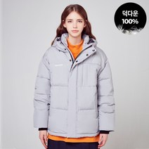 [아키클래식] 발열판 적용 남녀공용 덕 다운 자켓. 라이트그레이(남녀공용)