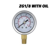 디지털 게이지 버니어 캘리퍼스 켈리퍼스 압력 측정기 정밀 나사 연결 스테인레스 스틸 구리 조인트 넥 인터페이스 직경-119, 0-4bar+03