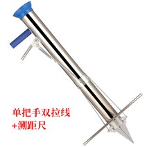 한손모종이식기 묘종 묘목기 정식기 초재기 연묘고추 종묘기 이식기 채소 심는기계 다목적, 단일 묘목 심기 고정 거리 통치자