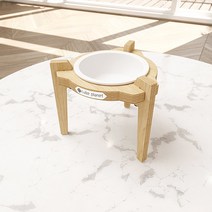 큐브플래닛 강아지 고양이 자작나무식탁, 1구, 15cm