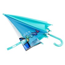 어몽어스 민트색 우산 초등학생 등원 아동용우산 초등학생우산 양산 안전우산 저학년