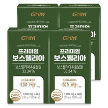 GNM자연의품격 프리미엄 보스웰리아 AKBA+KBA / 비타민D 망간 셀렌 칼슘 상어연골분말 건조효모, 4개, 1000mg, 30정