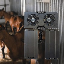 유인휀 산업용 환풍기 단결정 실리콘 태양 전지 패널 태양열 가정용 이중 냉각 배기 100W 12V