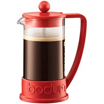 보덤 브라질 클래식 프렌치프레스 커피메이커 1L 10938, 커피메이커 레드 1000ml (겉박스 미포함)