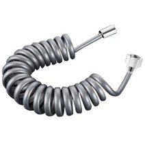 1.5/2/3m 텔레스코픽 샤워 호스 나선형 스프링 화장실 비데 스프레이 어 전화선 배관 욕실 액세서리, 3m