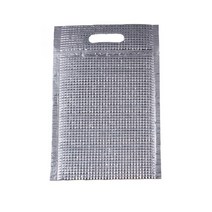 은박 보냉팩 지퍼백 업소용 식품 포장 비닐 캠핑 택배 안전 보온 봉투 손잡이 1p 20X30