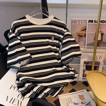 이너 핑크 코디 오피스 소프트 부드러운 캐주얼 페미닌 봄옷 티 임산부 스트라이프 블라우스