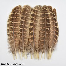 천연 공작 꿩 깃털 작은 닭 거위 플라이 묶는 재료 수공예 액세서리 장식 도매, 17 Size 10-15CM_03 100 Piece