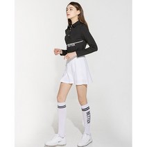 배드바니 여성고르 클래식카라 티셔츠 블랙