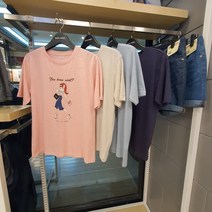 뱅뱅 ##데일리 아이템으로 강추~~## 여성 프린팅 반팔티셔츠 NTH527 울산뉴코아
