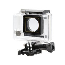 호환용 gopro hero 3+ 4 plus용 40m 수중 방수 케이스 커버 하우징 go pro 액션 카메라용 보호 커버 하우징 마운트, 액세서리와 함께