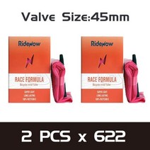 로드타이어 자전거 튜브 Ridenow-MTB 622 초경량 내부 29 인치 프렌치 밸브 타이어, Presta 밸브, 2PCS + 1.9-2.5 +45mm