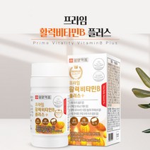 힘 기운 없을때 지칠때 육체 피로 체력 저하 조혈 에너지 필요할때 에 좋은 먹는 프리미엄 비타민 비 복합체 영양제 남성 여성 중년 장년, 1BOX(2개월분)