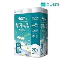 부자되는집 화이트 3겹 20m, 30롤, 1팩