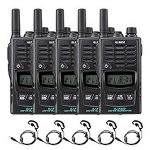 특정 소전력 트랜시버 DJ-P240-S&WED-EPM-YSE 쇼트 안테나 이어폰 마이크 첨부(귀걸이형) 5 세트