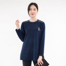 모슬린 여성 엄마옷 고양이 핫피스 긴팔 티셔츠 FTS111274 마담/미시옷/중년여성의류/빅사이즈/40대/50대/60대여성옷