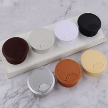 고급 전선 케이블 전기선 마감 마무리 홀 캡 오피스 컴퓨터 책상 씽크대 상판 구멍 홀쏘 마개 커버 덮개 막기 마감재 50mm 검정, 회색