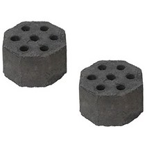 일본직발송 9. 캡틴스태그 (CAPTAIN STAG) 성형탄 착화탄 숯 이지 차콜 미니 2개 세트【UG -34 43 44 카, One Color