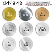 삼화 셀프 스프레이 페인트 건담 모형 개색 핸드 금속 가구 목기 옻칠 낙서 가정용 화이트 바니시, 19 전기도금(메모 메모)