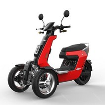 전기 전동 삼륜 3륜 오토바이 이동성 스쿠터 3륜 세발자전거 eec 2000w 72v, 빨간색