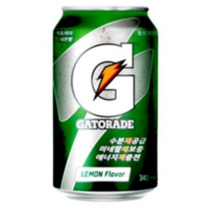 게토레이 레몬 캔, 340ml, 3개