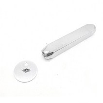 레이져각인기 각인기계 레이저마킹기 1PC 6MM 금속 스탬핑 도구 보석 디자인 우표 가죽 로고 DIY 만들기 펀, 07 YD07  1PC