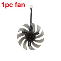 GTX760 T128010SU 75MM 0.35A 냉각 팬 4 핀 기가 바이트 GTX 670 680 760 Ti G1 770 780Ti 타이탄 비디오, 01 1pc T128010SU