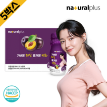 내츄럴플러스 가벼운 쾌감 즐거운 변화 푸룬주스 식이섬유, 60병, 100ml