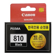 캐논정품잉크 PG-810(흑백), PG-810(검정), 1개