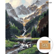 아트조이 DIY 명화그리기 (물감2배) 설산의 여름 40x50cm