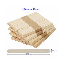 180mmx10mm 50개 우드아이스크림스틱 하드바 나무스틱 미술용품