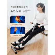 로잉 머신 가정용 실내 피트니스 소형 접이식, (기본 모델) 10단계 조절