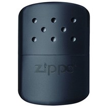 ZIPPO 지포 휴대용 충전식 손난로 재활용핫팩 주머니 충전식 난로, 열두 시간 + 매트블랙개