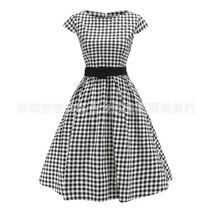 개화기의상 복고풍 햅번 땡땡이도트포인트원피스