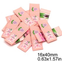 50pcs Cartoon Animals Cloth Labels 옷 Handma Label Bear Smiley Rabbit Hand Ma Tags on Hats Bags Sewi, 13 07