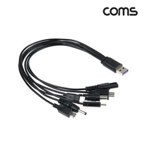 0K 케이블 젠더짹 BB930 USB 멀티 충전 케이블 7 in 1 5V 충전전용 USB 3.1Type C 8P Micro 5P Mini 5P 면도기 8자 DC 5.52.1 DC3.51.3