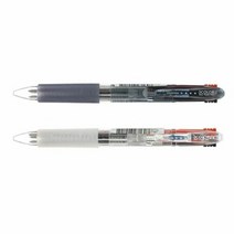 문화 신형 3색 볼펜S 0.7mm 낱개 다색펜 노크식 유성, 단일속성