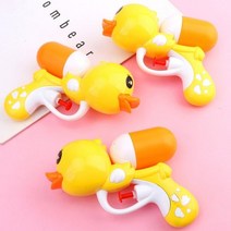 어린이 만화 작은 노란색 오리 물총 장난감 Q 버전 미니 아기 목욕 해변 부모 자녀 야외 1 개, 01